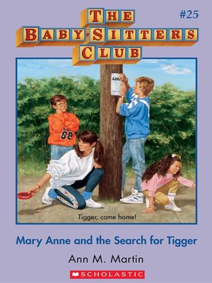 cover image of Mary Anne and the Search for Tigger